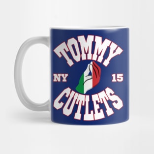 Tommy Cutlets 15 Italian Hand, Italian Flag, New York Mug